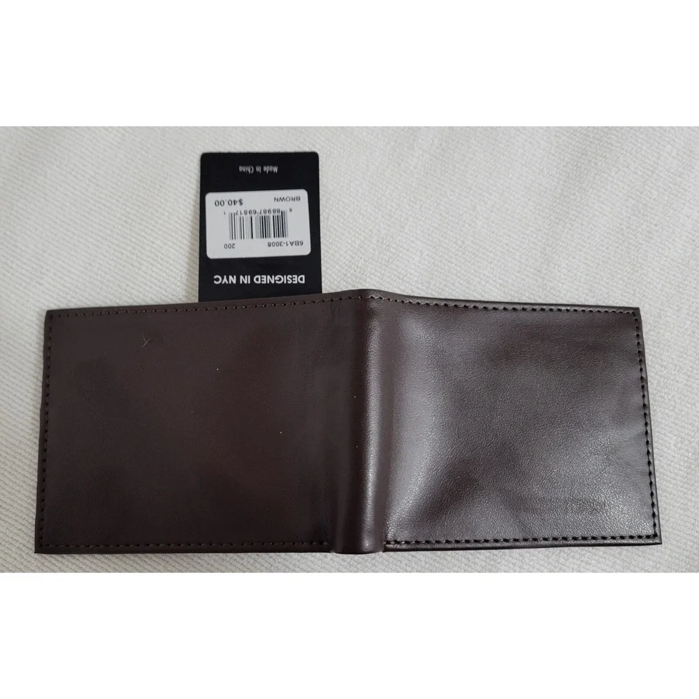 BESPOKE Basic Men's‎ Brown Bi-Fold Wallet.  New